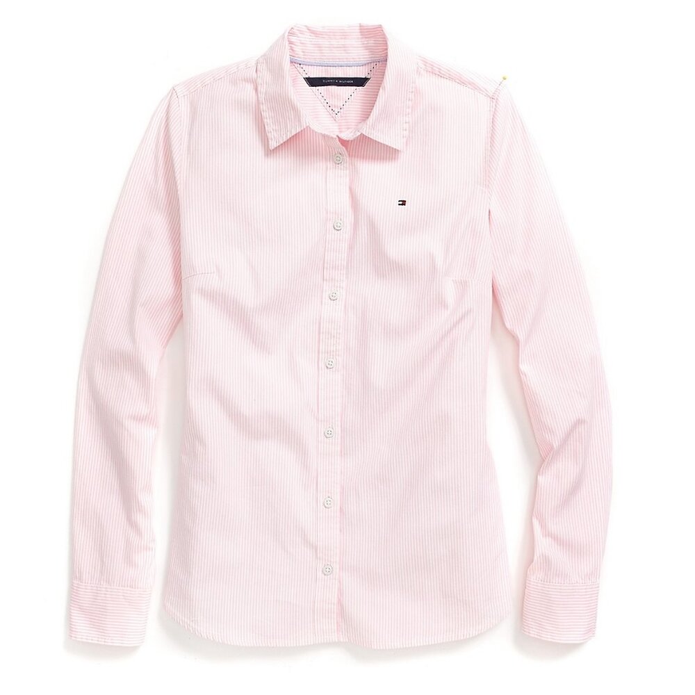 Tommy Hilfiger Women Oxford Striped Shirt - Size L / M / S / XS